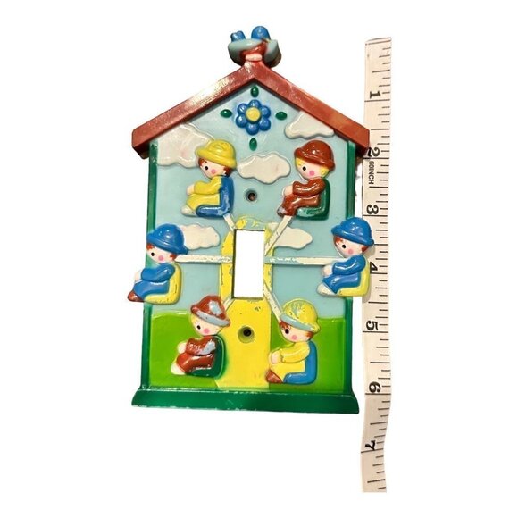 1978 Nursery Originals Light Switch Cover Plate Kids Vintage Hardware Hong Kong - Picture 10 of 11